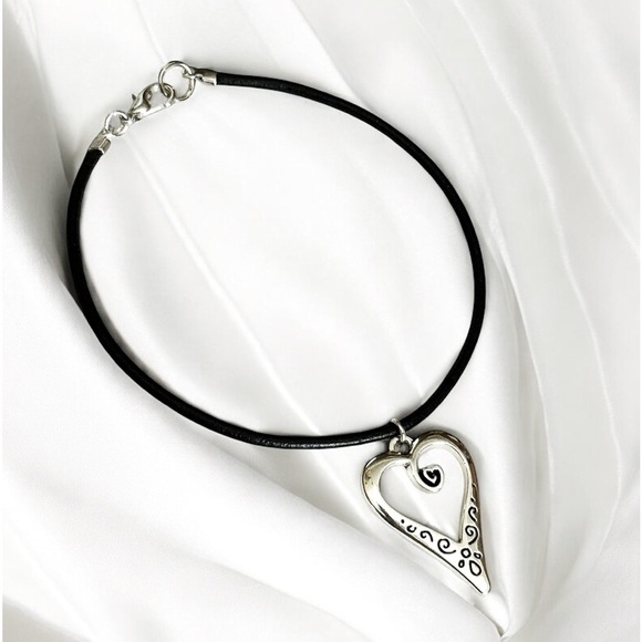 5 For $25💫Hippie Gypsy Groovy Silver Heart Bracelet - Picture 5 of 5